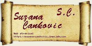 Suzana Čanković vizit kartica